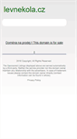 Mobile Screenshot of levnekola.cz